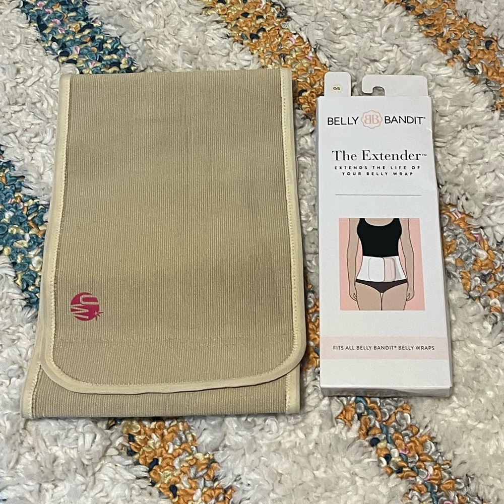 Belly Bandit Belly Shaper Belly Wrap and Wrap Extender for postpartum period